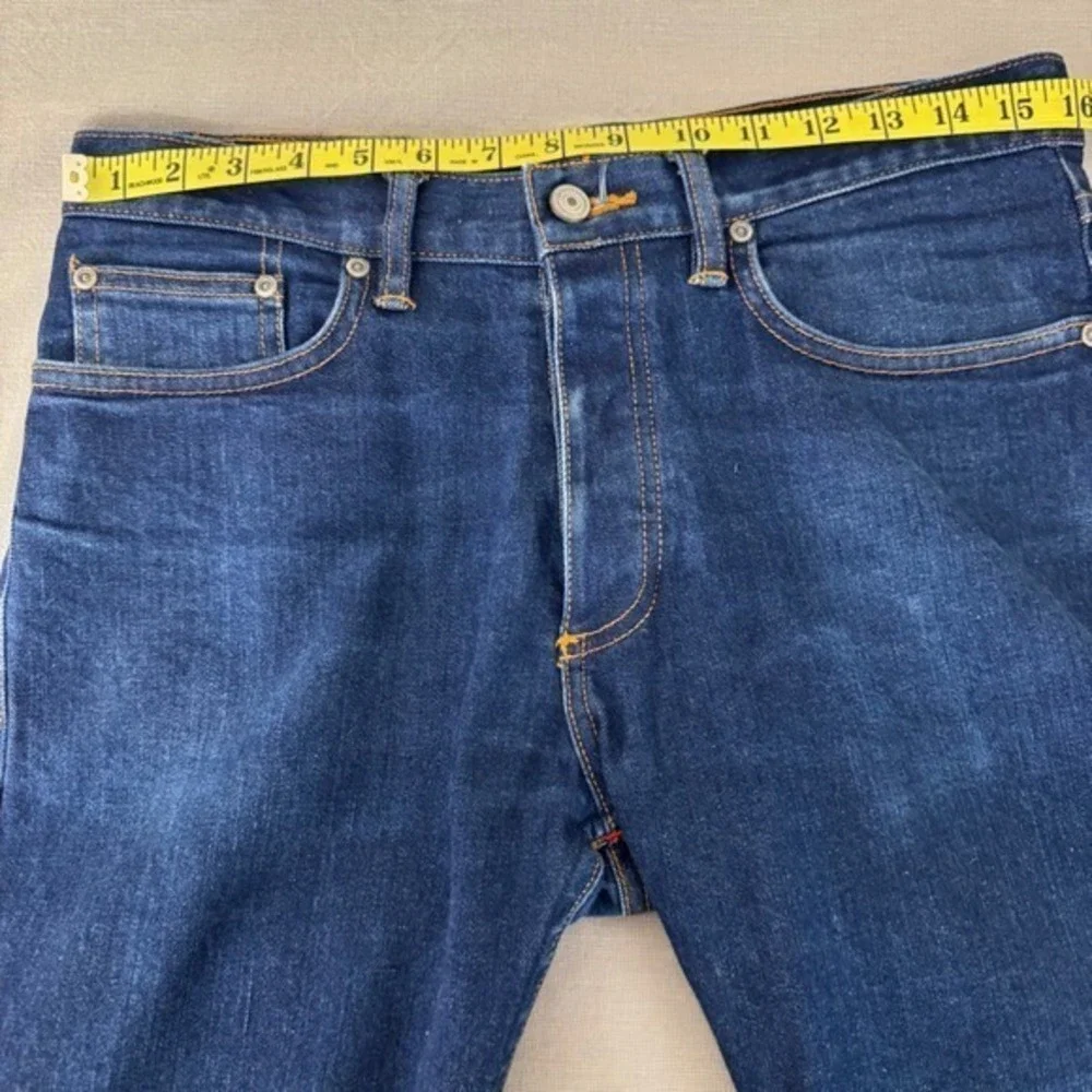 Gustin Selvedge‎ Straight Jeans Mens 33 Blue